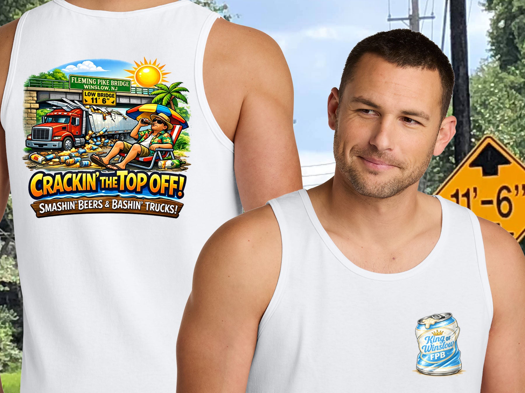 BEER DRINKING SUMMER TANK